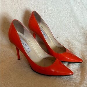 Jimmy Choo Bold Orange Heels (36 1/2)